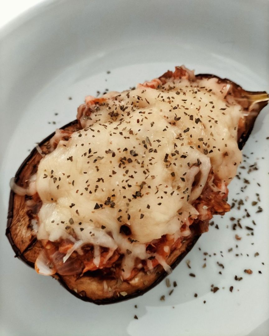 Berenjenas rellenas de atún (o de tofu) Berenjenas rellenas de atún (o de tofu)