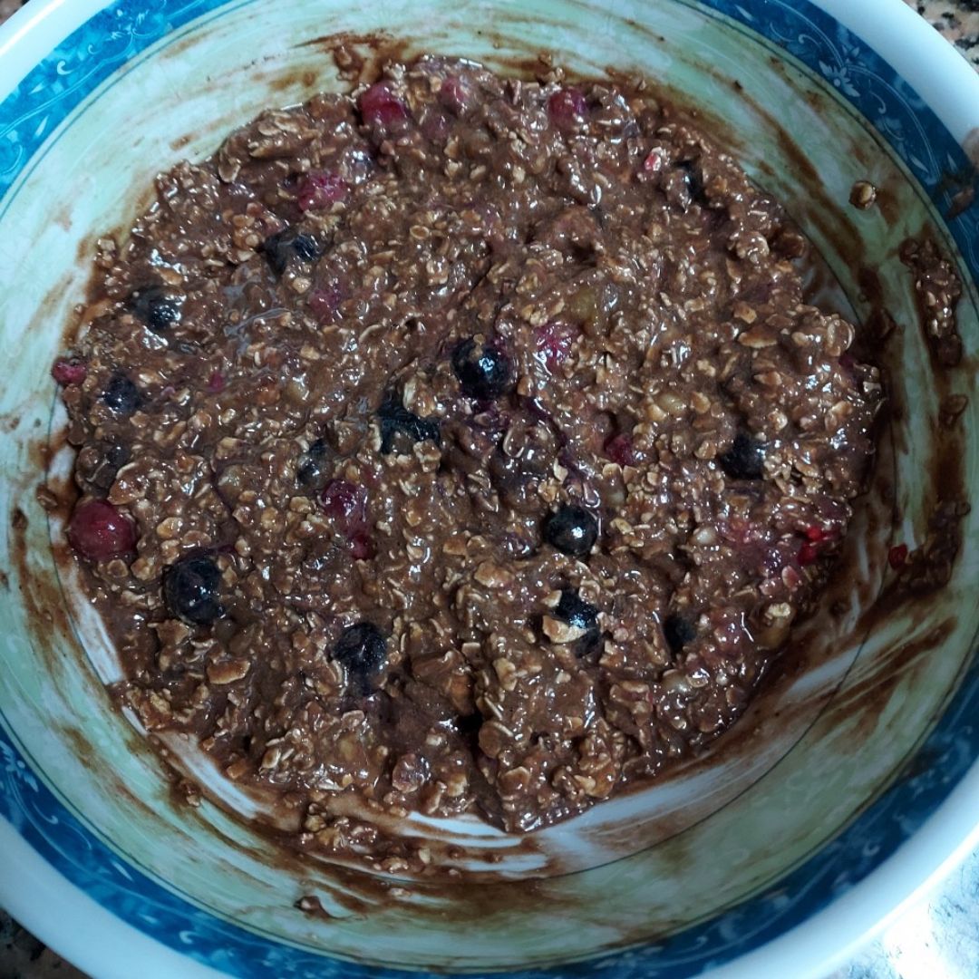 Galletas de chocolate con frutos rojos Paso 1 Galletas de chocolate con frutos rojos Paso 1