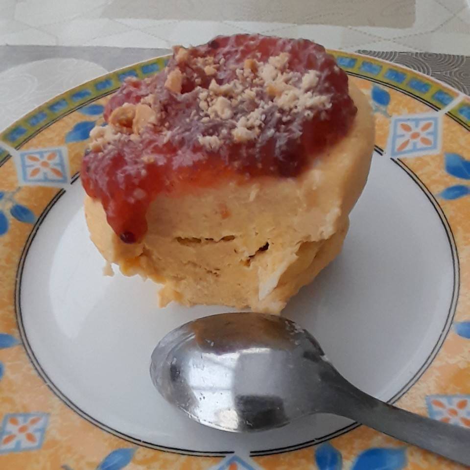 Tarta de queso al microondas Tarta de queso al microondas