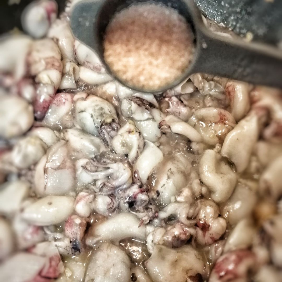 Chipironcitos con arroz blanco Paso 1 Chipironcitos con arroz blanco Paso 1