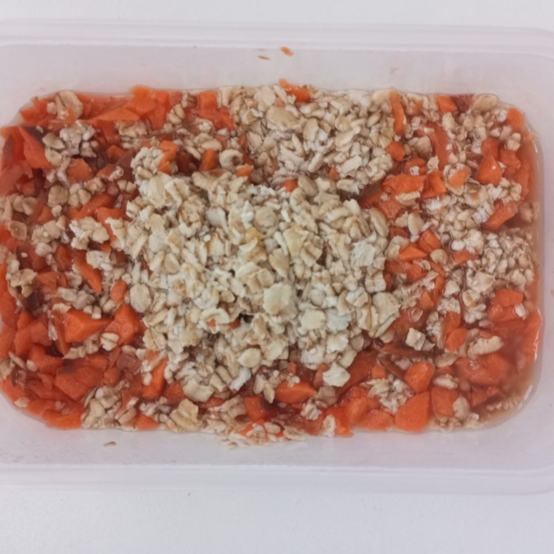 Porridge de tarta de zanahoria 🥕 Paso 1 Porridge de tarta de zanahoria 🥕 Paso 1