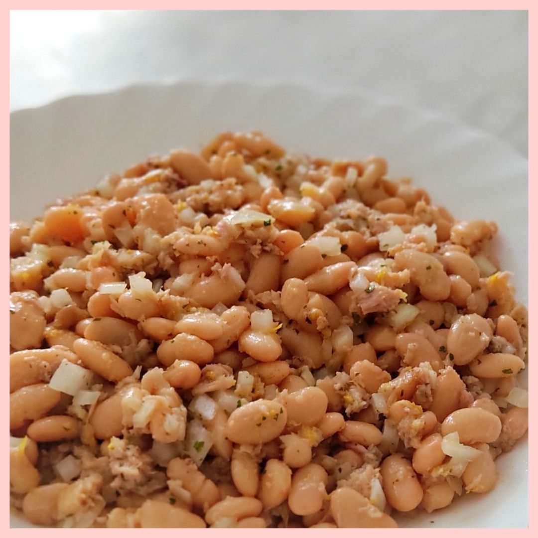 Ensalada de alubias a la italiana