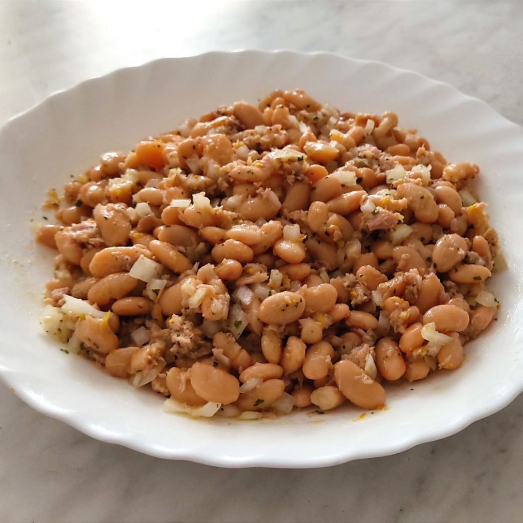 Ensalada de alubias a la italiana Paso 3