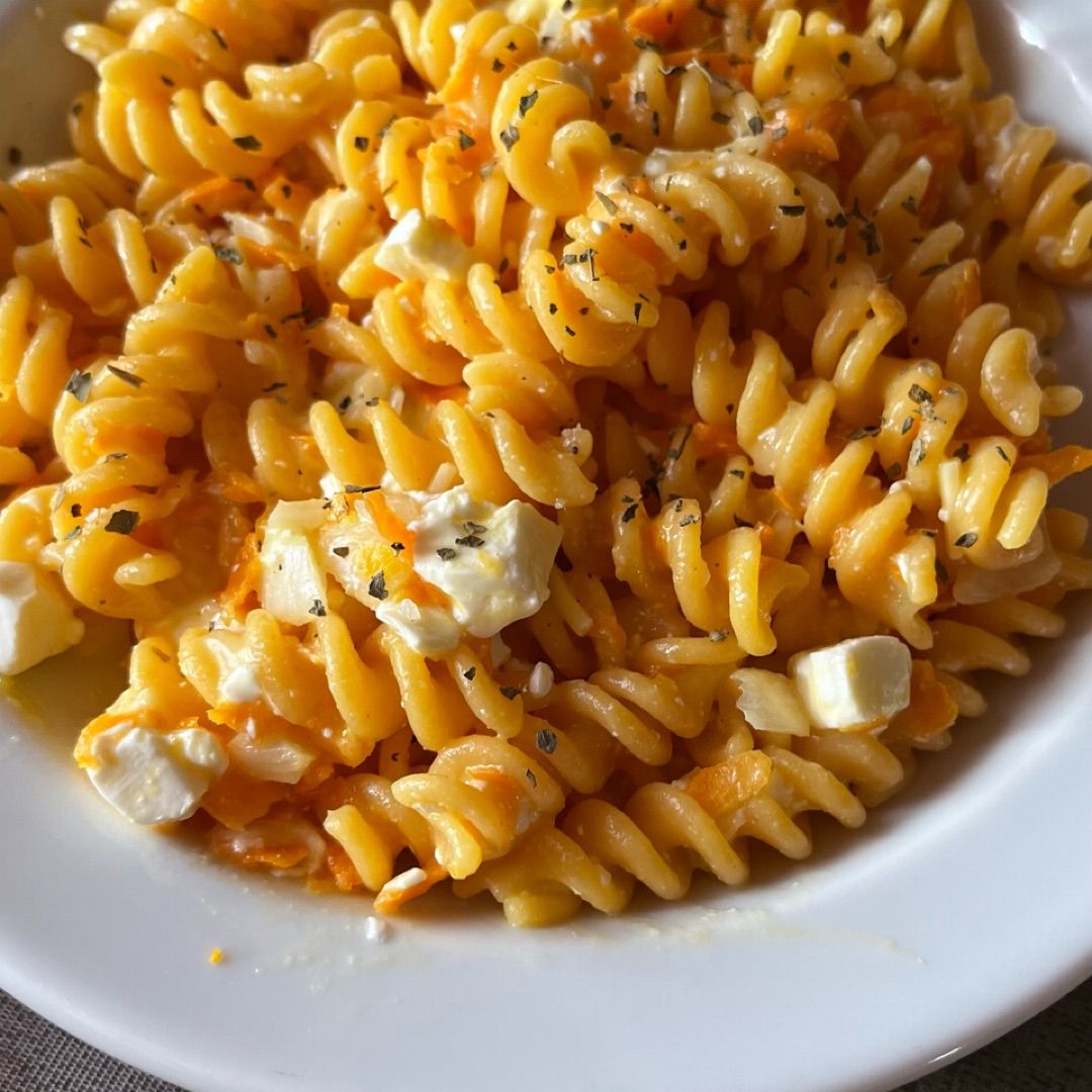 Espirales de lentejas con queso fresco