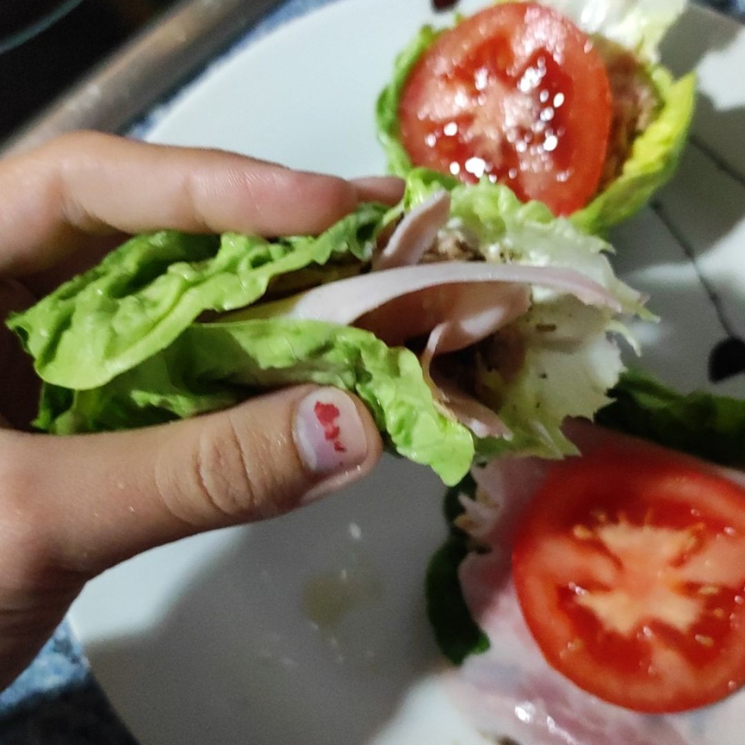 Wraps de lechuga Wraps de lechuga