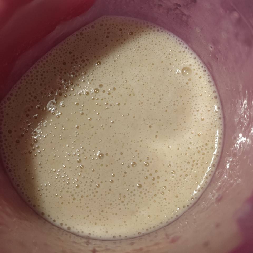 Batido de gofio con plátano Batido de gofio con plátano