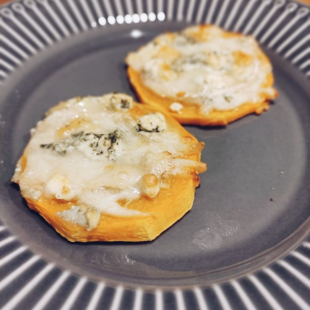 Mini pizzas de calabaza 