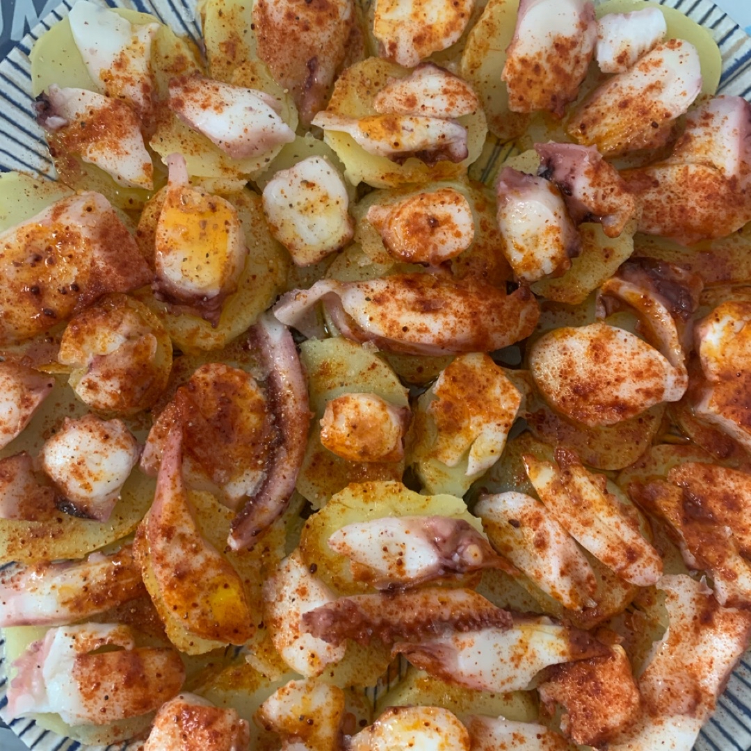 Pulpo a la gallega Paso 3 Pulpo a la gallega Paso 3