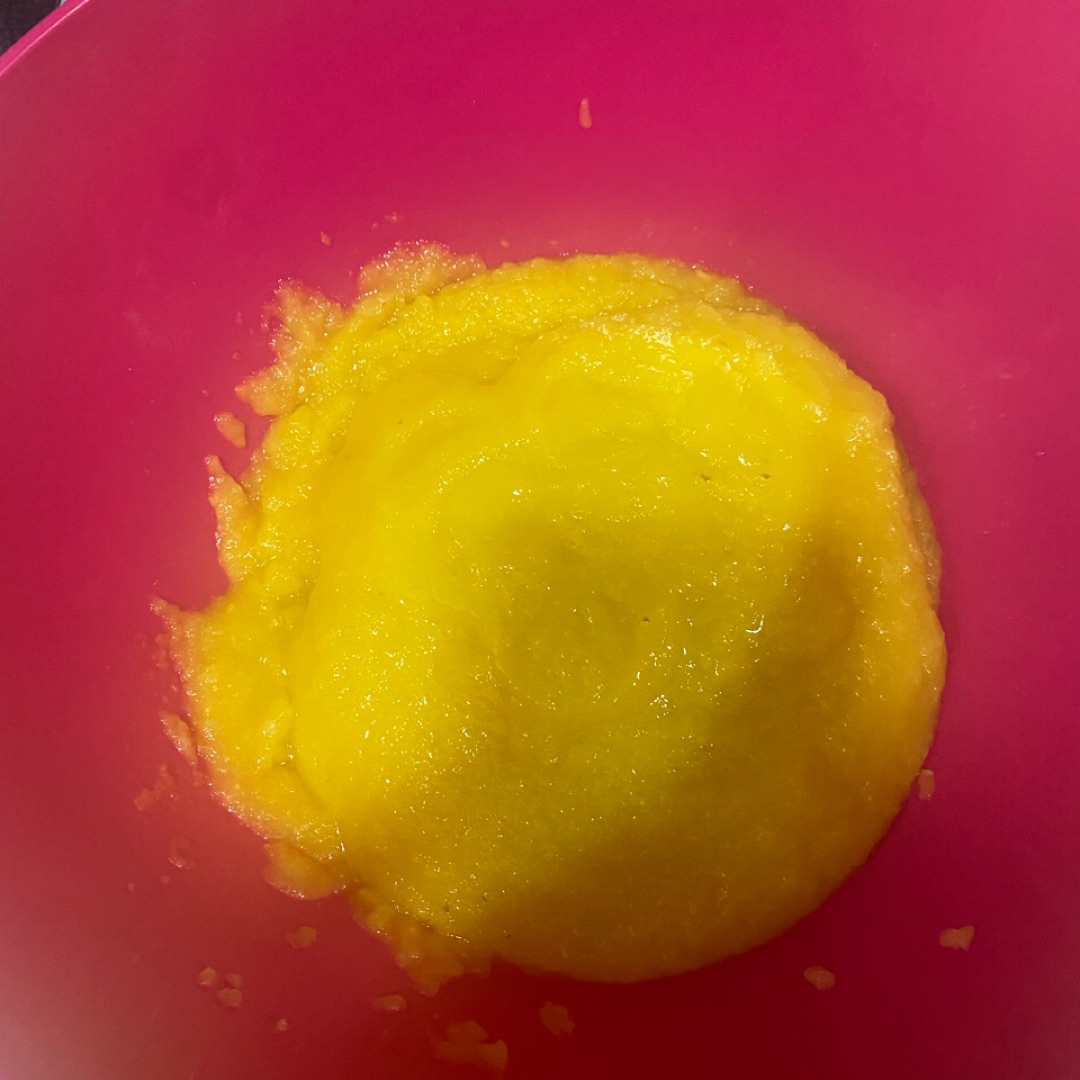 Helado de mango con leche de coco Paso 2 Helado de mango con leche de coco Paso 2