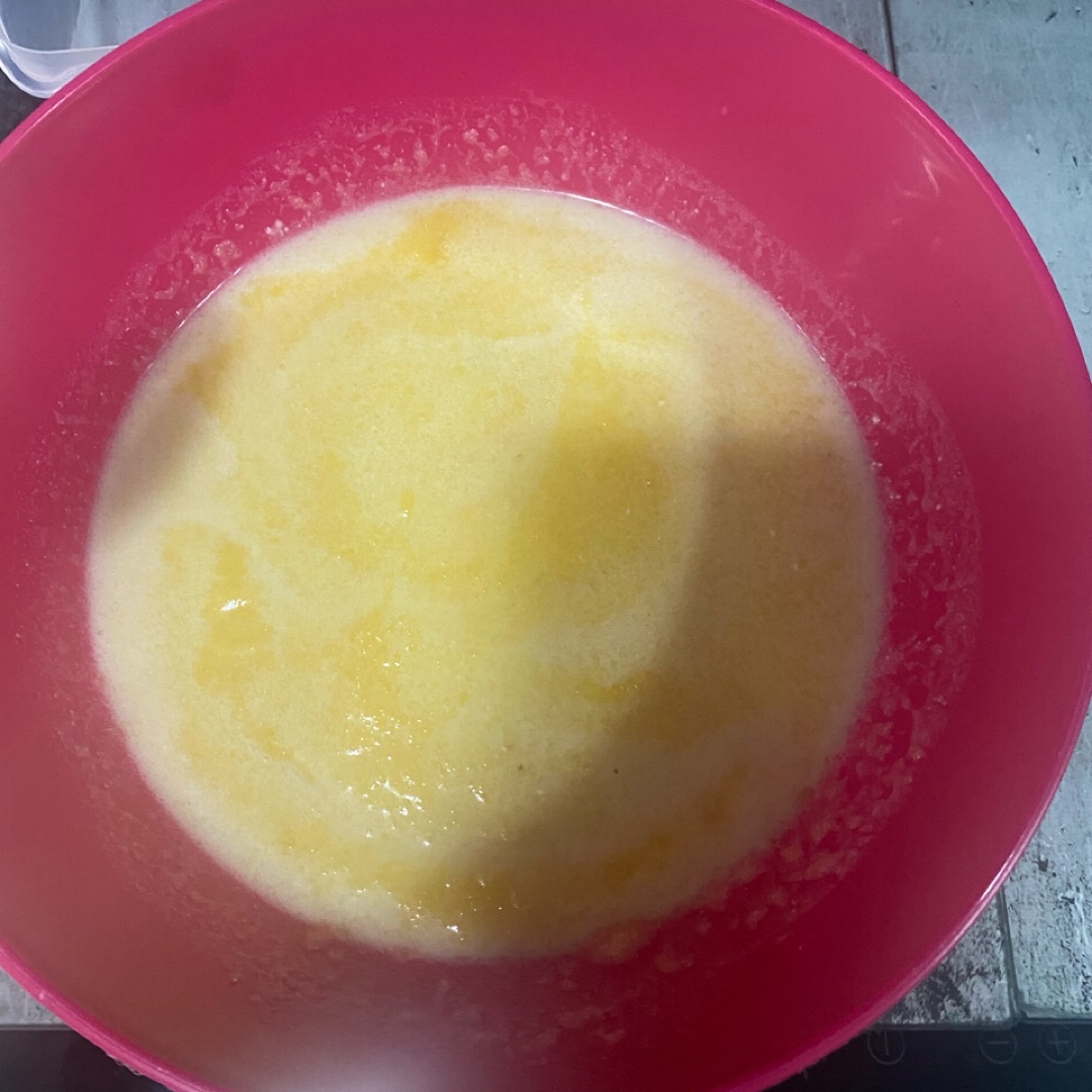 Helado de mango con leche de coco Paso 3 Helado de mango con leche de coco Paso 3