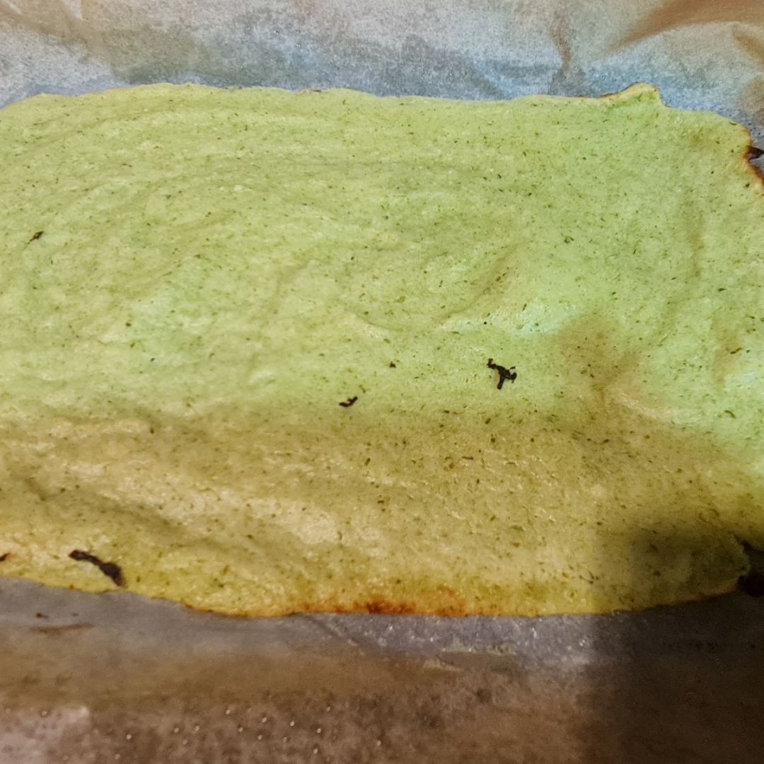 Pizza sin harina. Masa de brócoli Paso 2 Pizza sin harina. Masa de brócoli Paso 2
