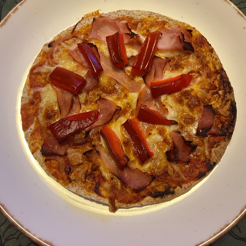 Fajipizza en airfryer Fajipizza en airfryer