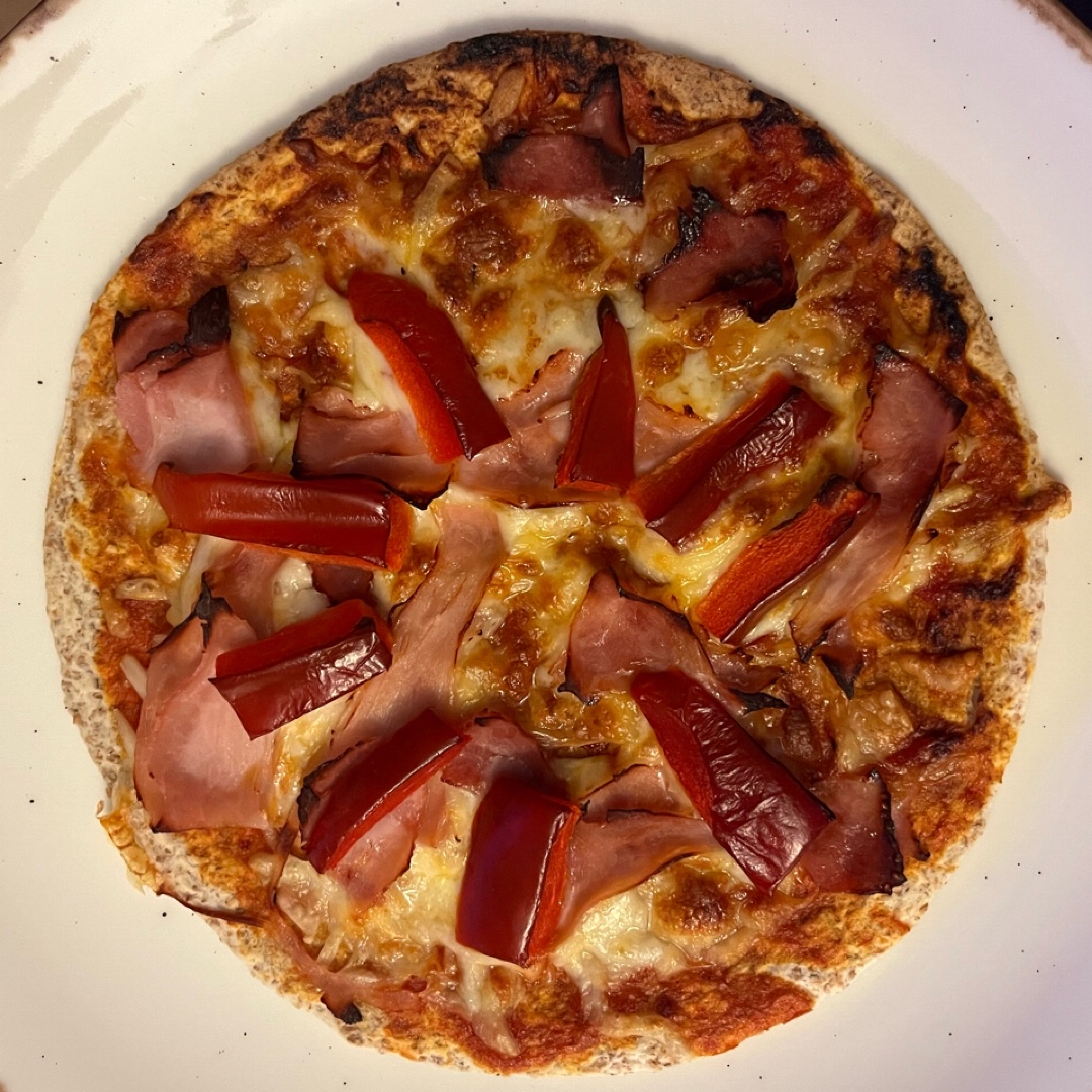 Fajipizza en airfryer Paso 2 Fajipizza en airfryer Paso 2