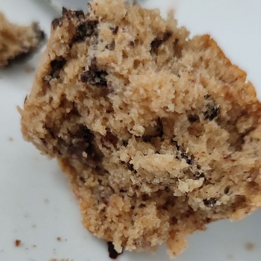 Muffins de plátano y cacahuete de la gran burpee_vet Muffins de plátano y cacahuete de la gran burpee_vet