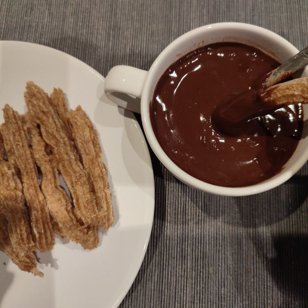 Churros con chocolate Realfood!!!