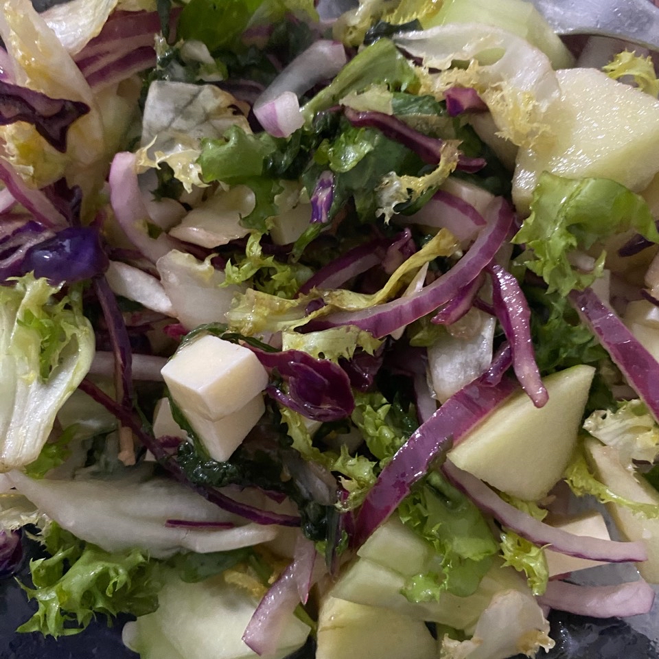 Ensalada con manzana y pepino 