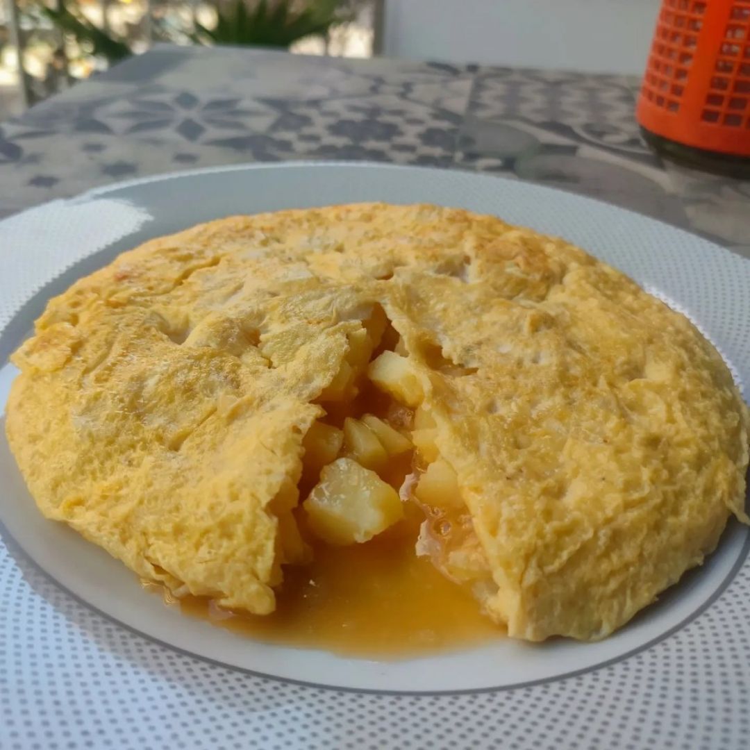 Tortilla de patatas lékué