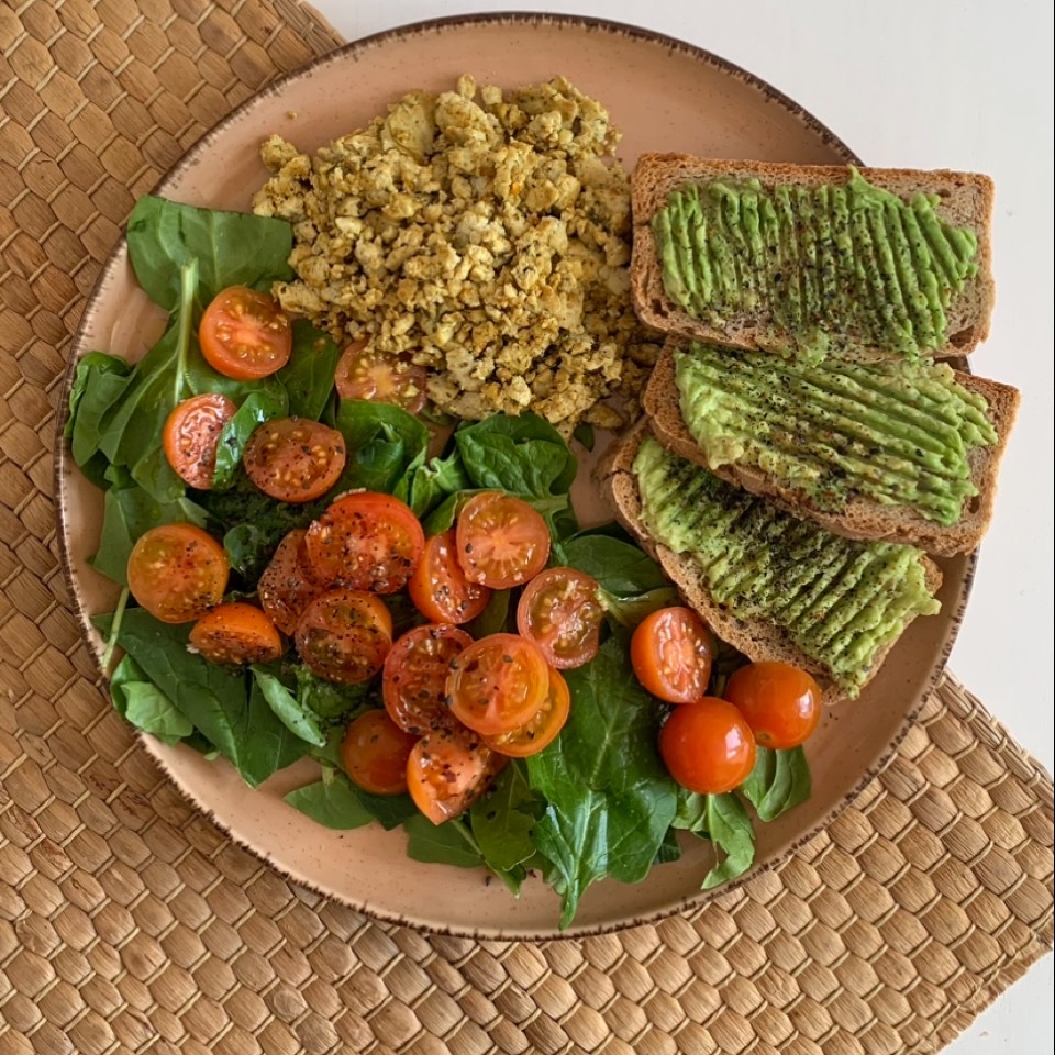 Plato combinado vegano Plato combinado vegano
