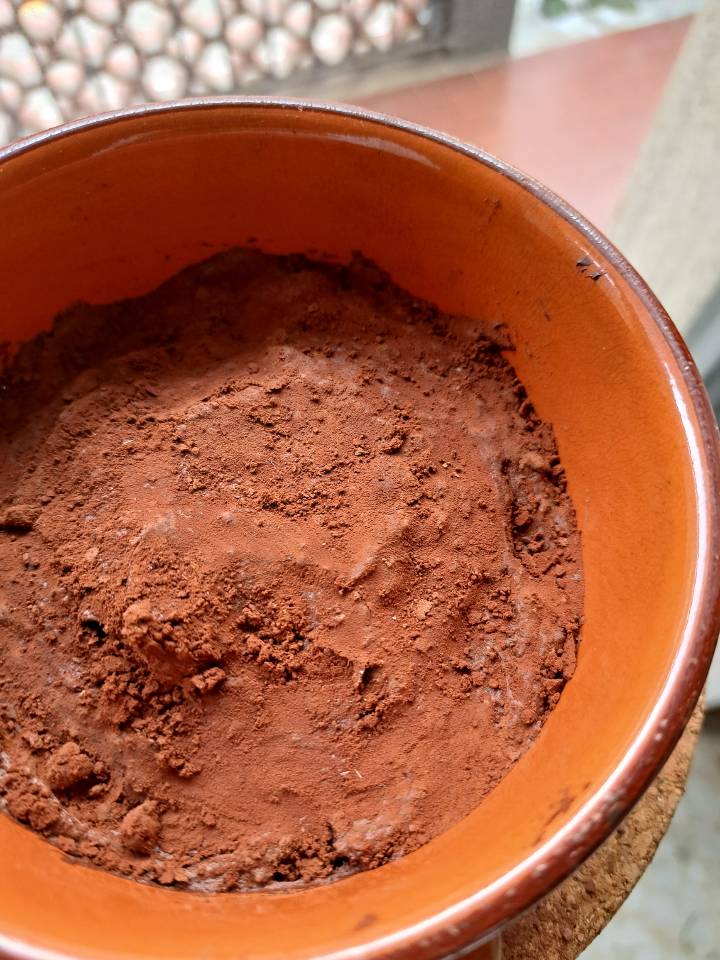 Pastel de calabaza y cacao