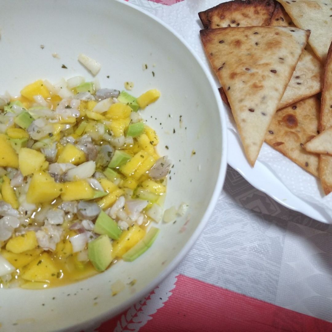 Ceviche de lubina Paso 7 Ceviche de lubina Paso 7