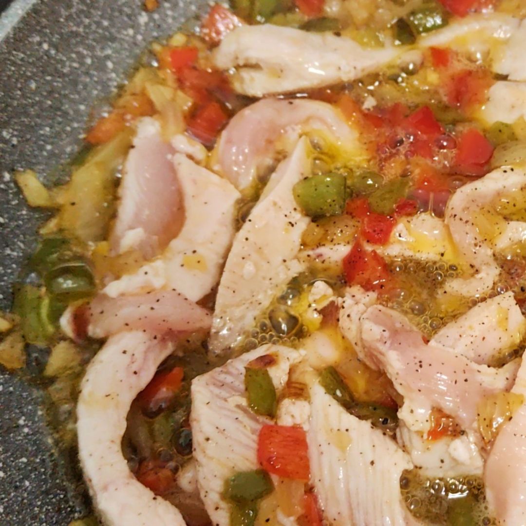 Fajitas de pollo Paso 2 Fajitas de pollo Paso 2