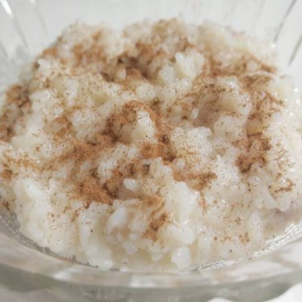 Arroz con leche de coco Arroz con leche de coco