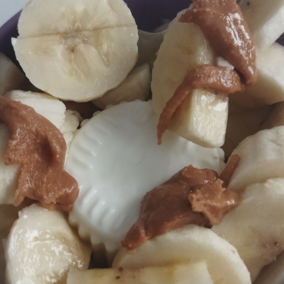 Queso fresco con plátano