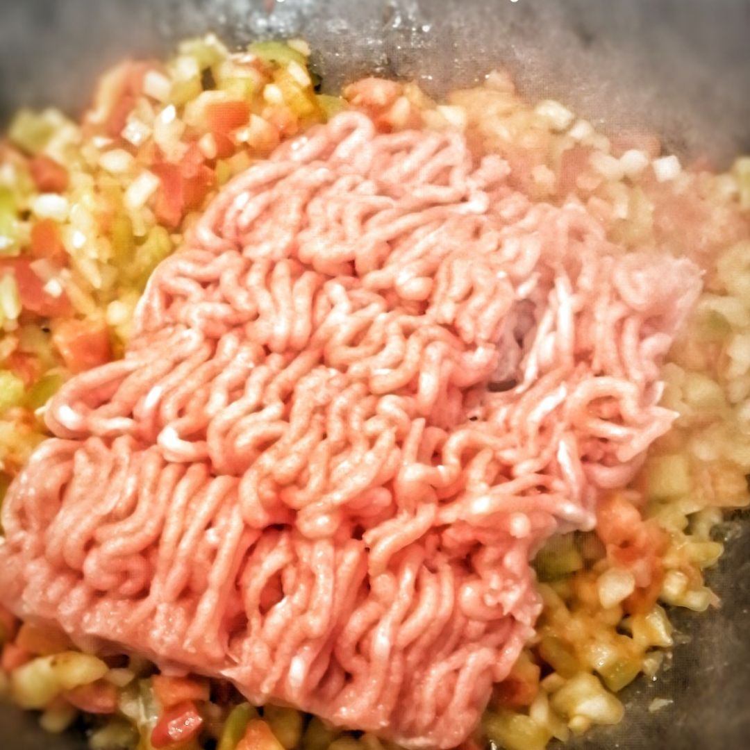 Espagueti, sin gluten, a la boloñesa de verduras Paso 1 Espagueti, sin gluten, a la boloñesa de verduras Paso 1