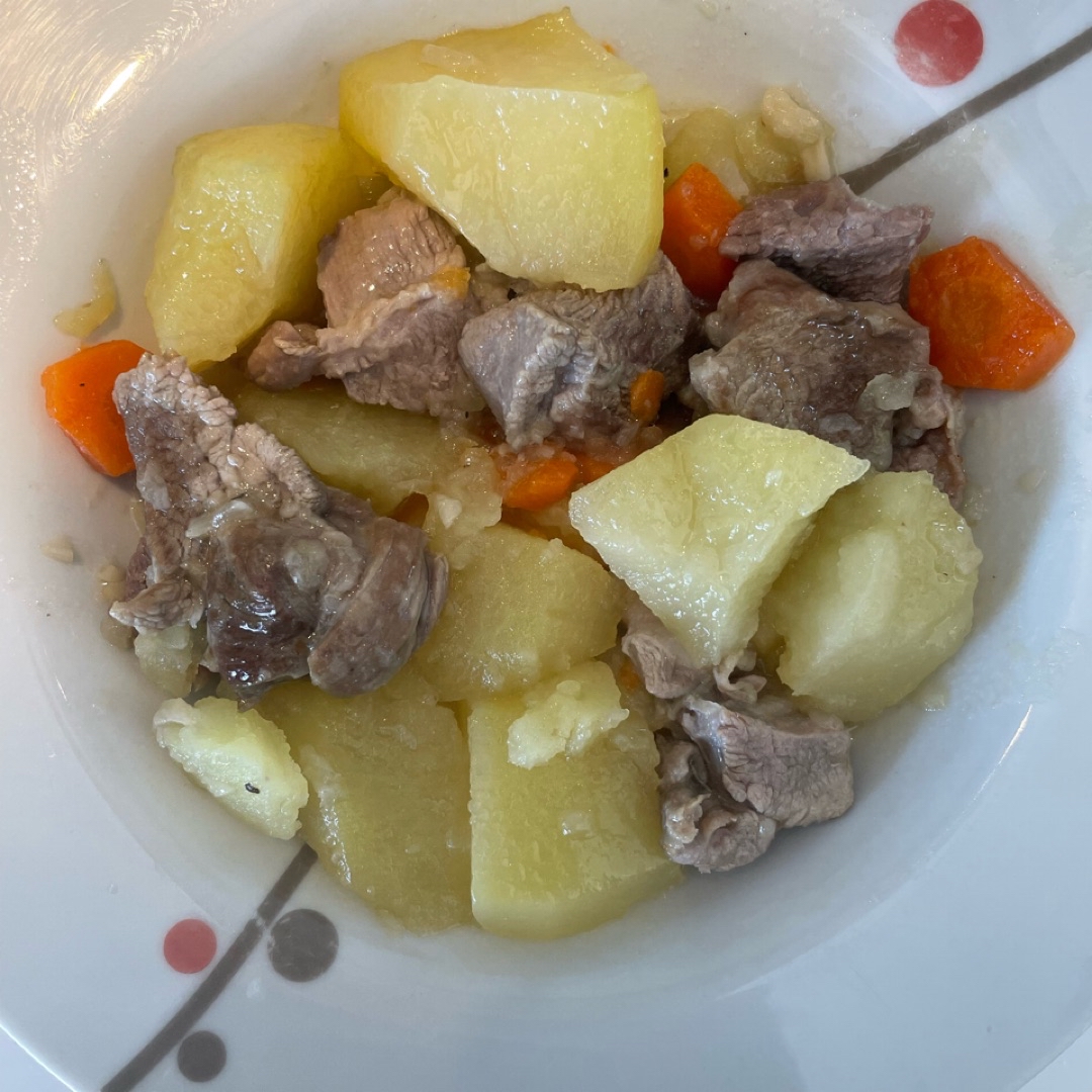 Estofado de pavo con manzana Estofado de pavo con manzana