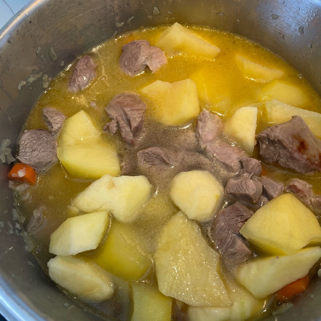 Estofado de pavo con manzana Paso 4 Estofado de pavo con manzana Paso 4