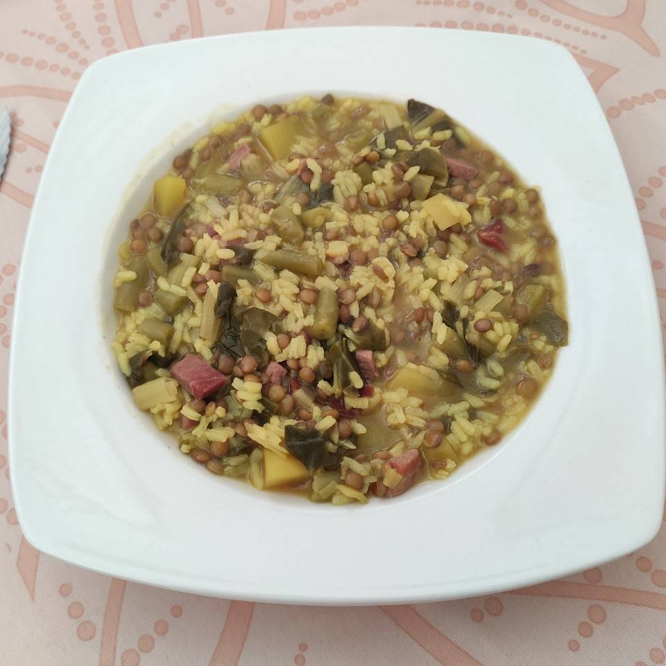 Arroz con lentejas Arroz con lentejas