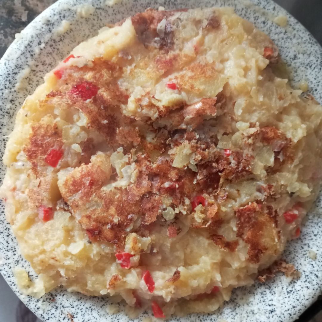 Tortilla vegana 🌱 Paso 6 Tortilla vegana 🌱 Paso 6