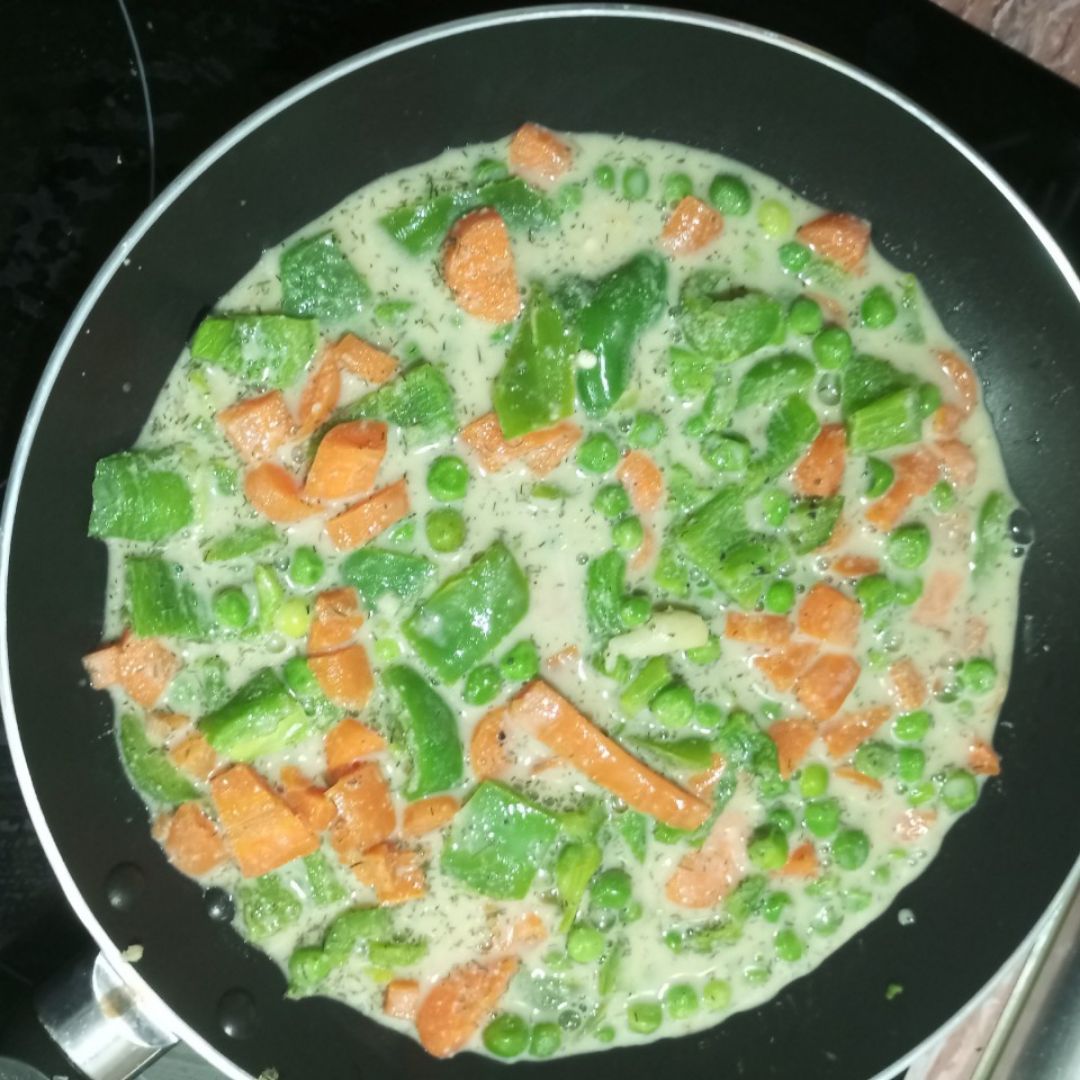 Tortilla vegana 🌱 Paso 6 Tortilla vegana 🌱 Paso 6