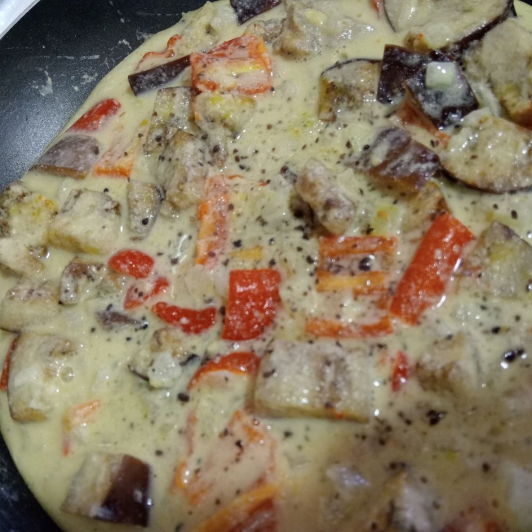 Tortilla vegana 🌱 Paso 7 Tortilla vegana 🌱 Paso 7