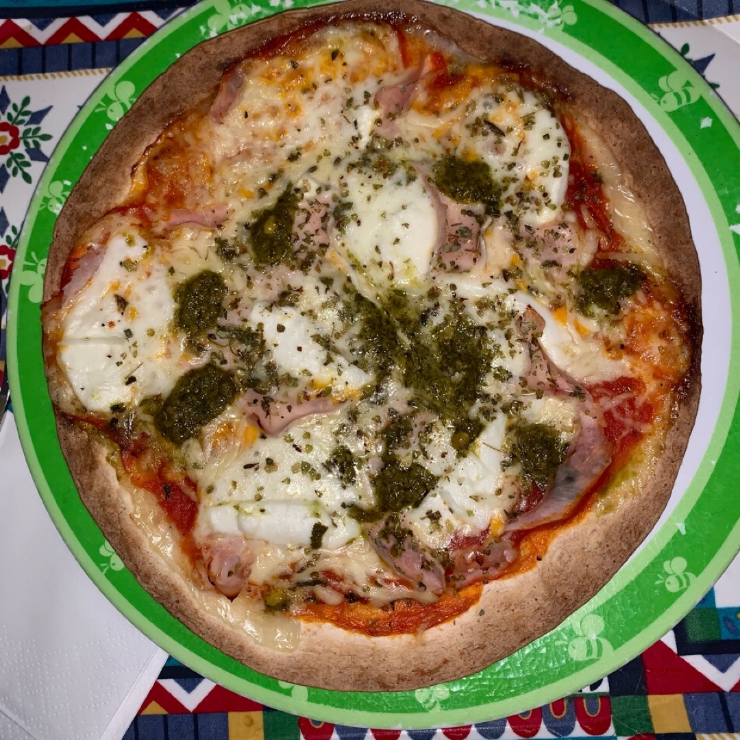Pizza de tortilla de trigo Pizza de tortilla de trigo