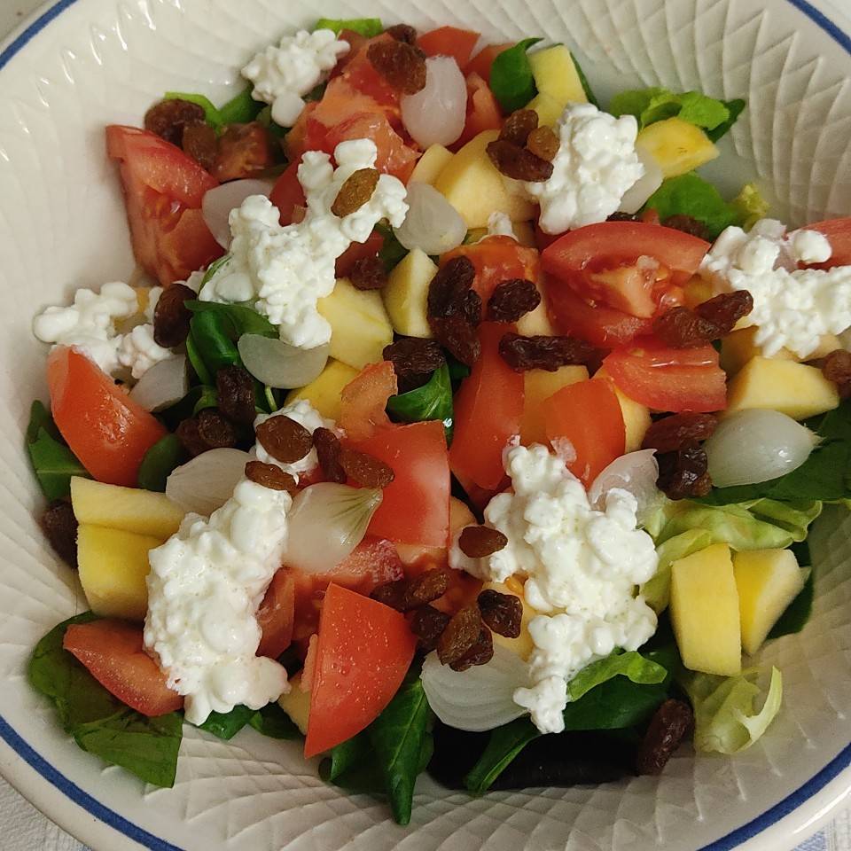 Ensalada con toque dulce Ensalada con toque dulce