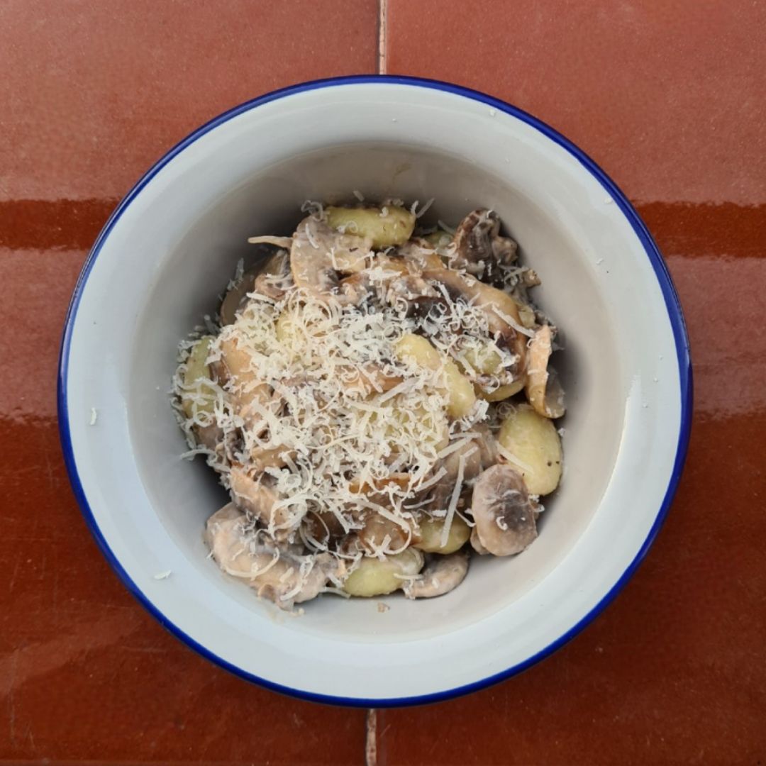 Ñoquis funghi Paso 4 Ñoquis funghi Paso 4