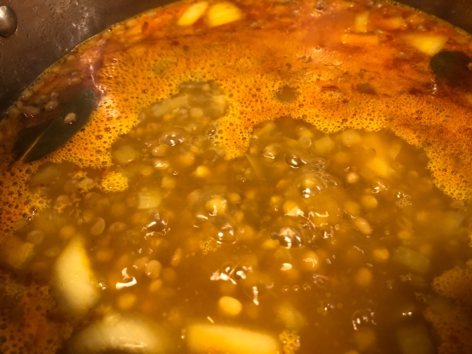 Lentils with potatoes Lentils with potatoes