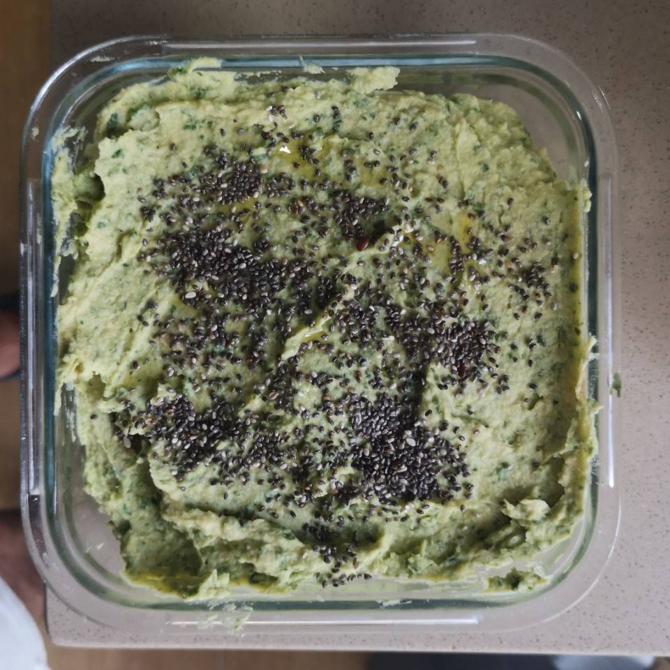 Hummus de kale Hummus de kale