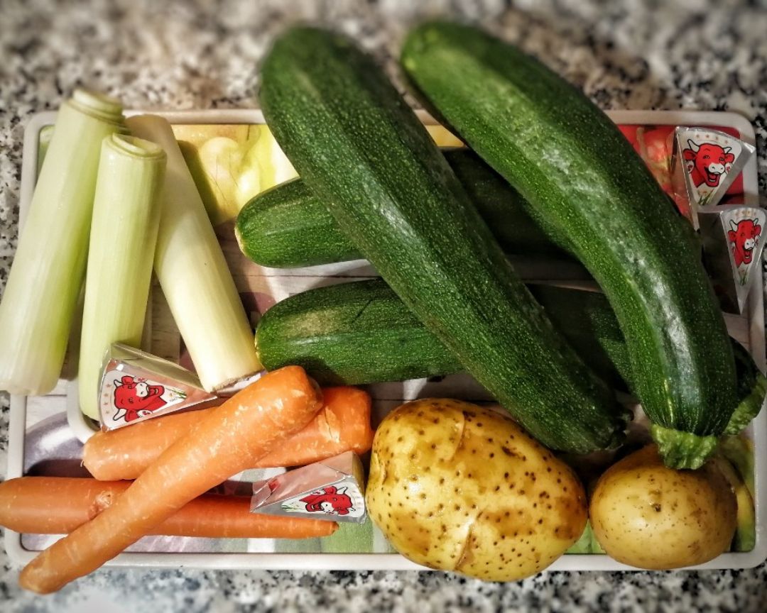 Crema de verduras al curry. Paso 0 Crema de verduras al curry. Paso 0