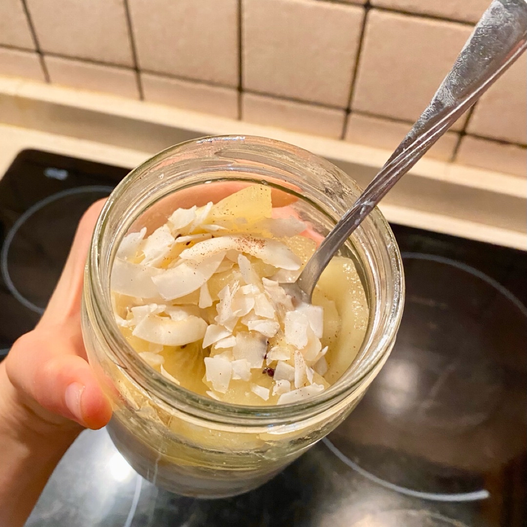 Desayuno para llevar 😋🍌🥝🥄 Paso 3