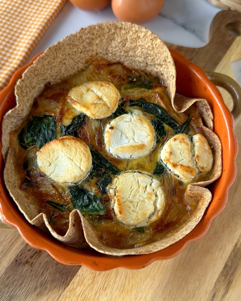 Quiche de espinacas