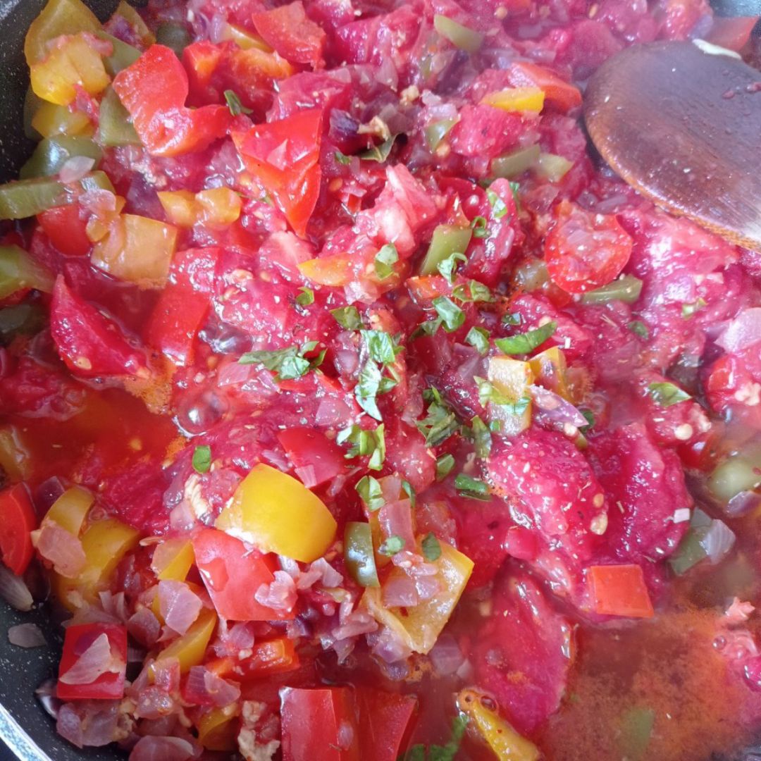 Ratatouille a mi manera 🍆🥒🍅🎃 Paso 2 Ratatouille a mi manera 🍆🥒🍅🎃 Paso 2