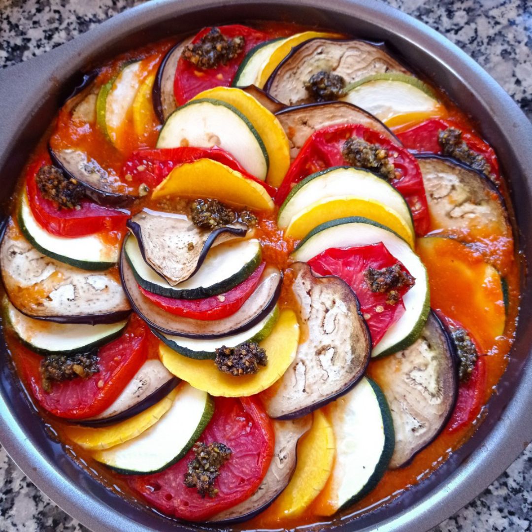 Ratatouille a mi manera 🍆🥒🍅🎃 Paso 6 Ratatouille a mi manera 🍆🥒🍅🎃 Paso 6