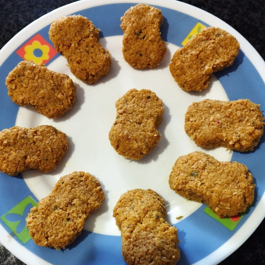 Nuggets de No-pollo Paso 2 Nuggets de No-pollo Paso 2