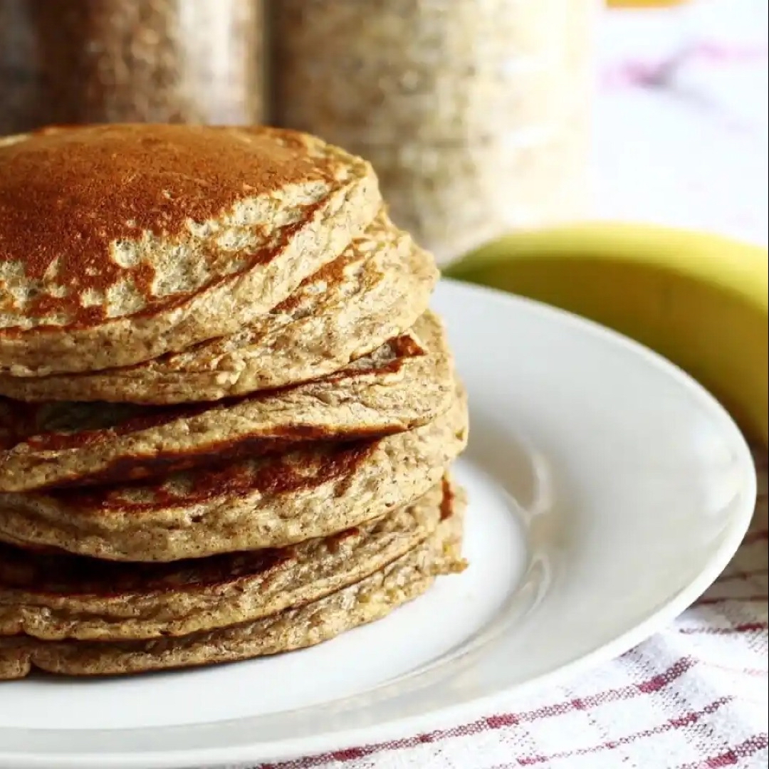 Tortitas de avena y plátano Tortitas de avena y plátano