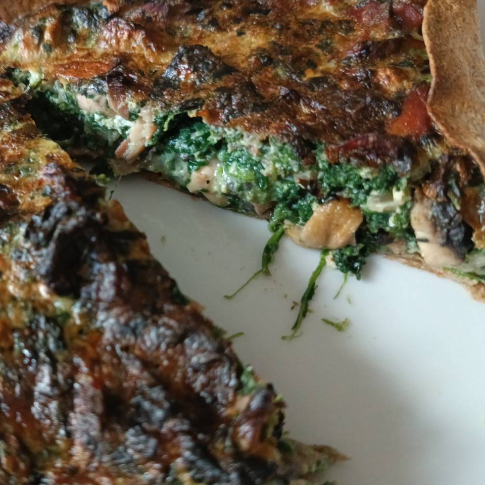 Quiche de espinacas Quiche de espinacas