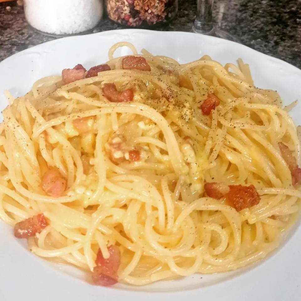 Espagueti carbonara Espagueti carbonara