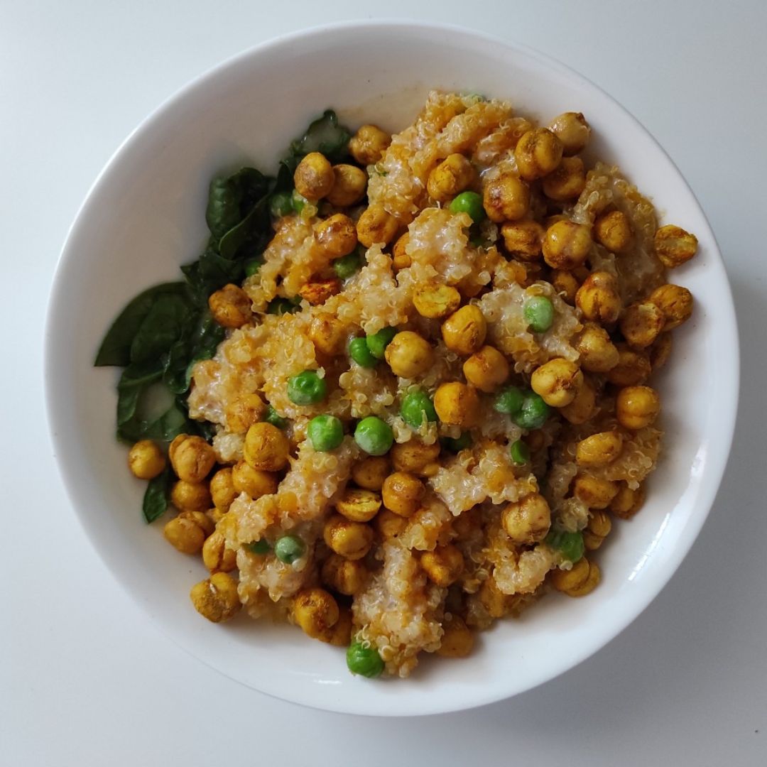 Bowl de quinoa con calabaza 