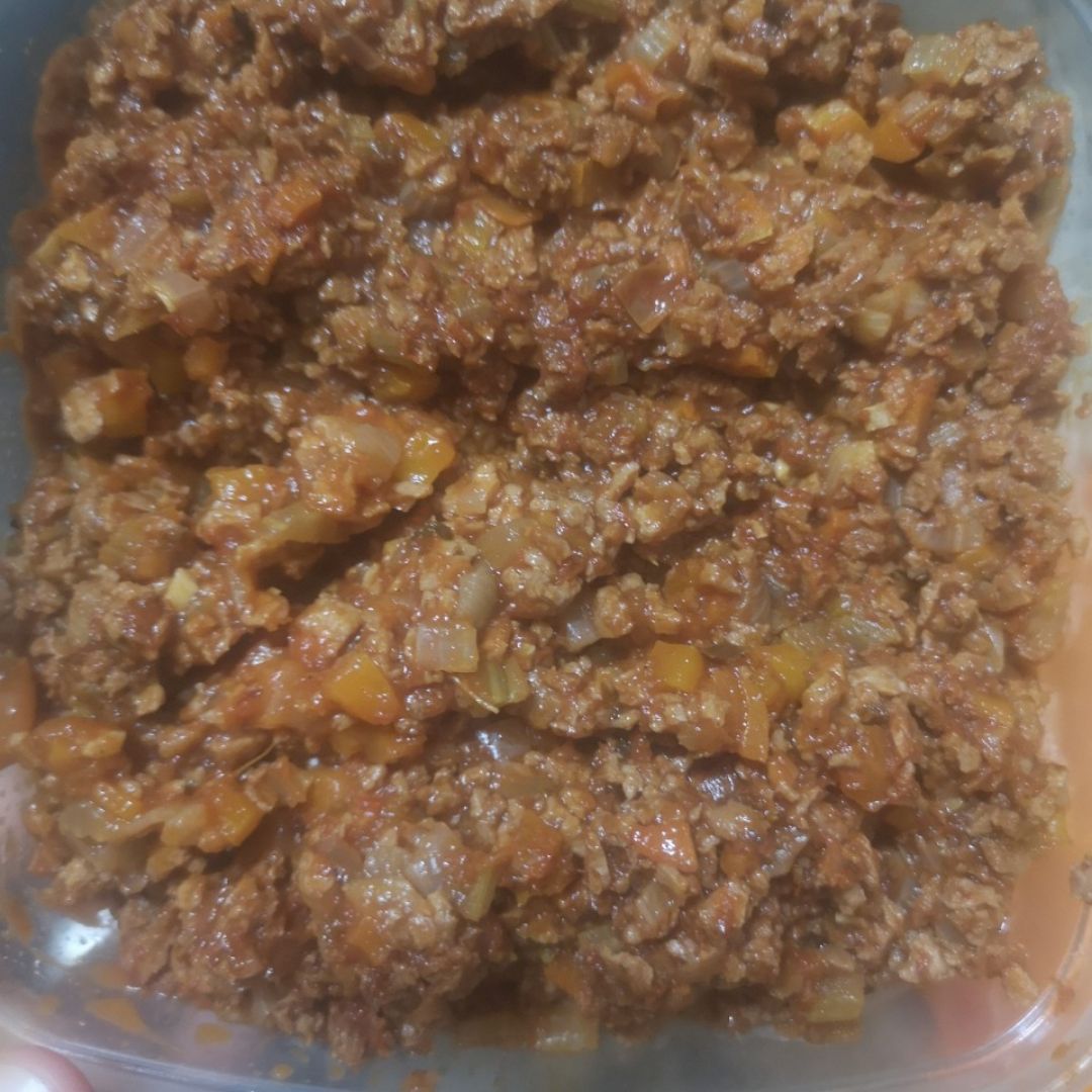Boloñesa de soja texturizada Paso 2 Boloñesa de soja texturizada Paso 2